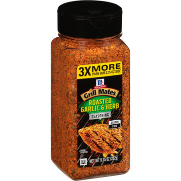 Mccormick Grill Mates Roasted Garlic & Herb Seasoning, 9.25 Oz (Pack Of 6)