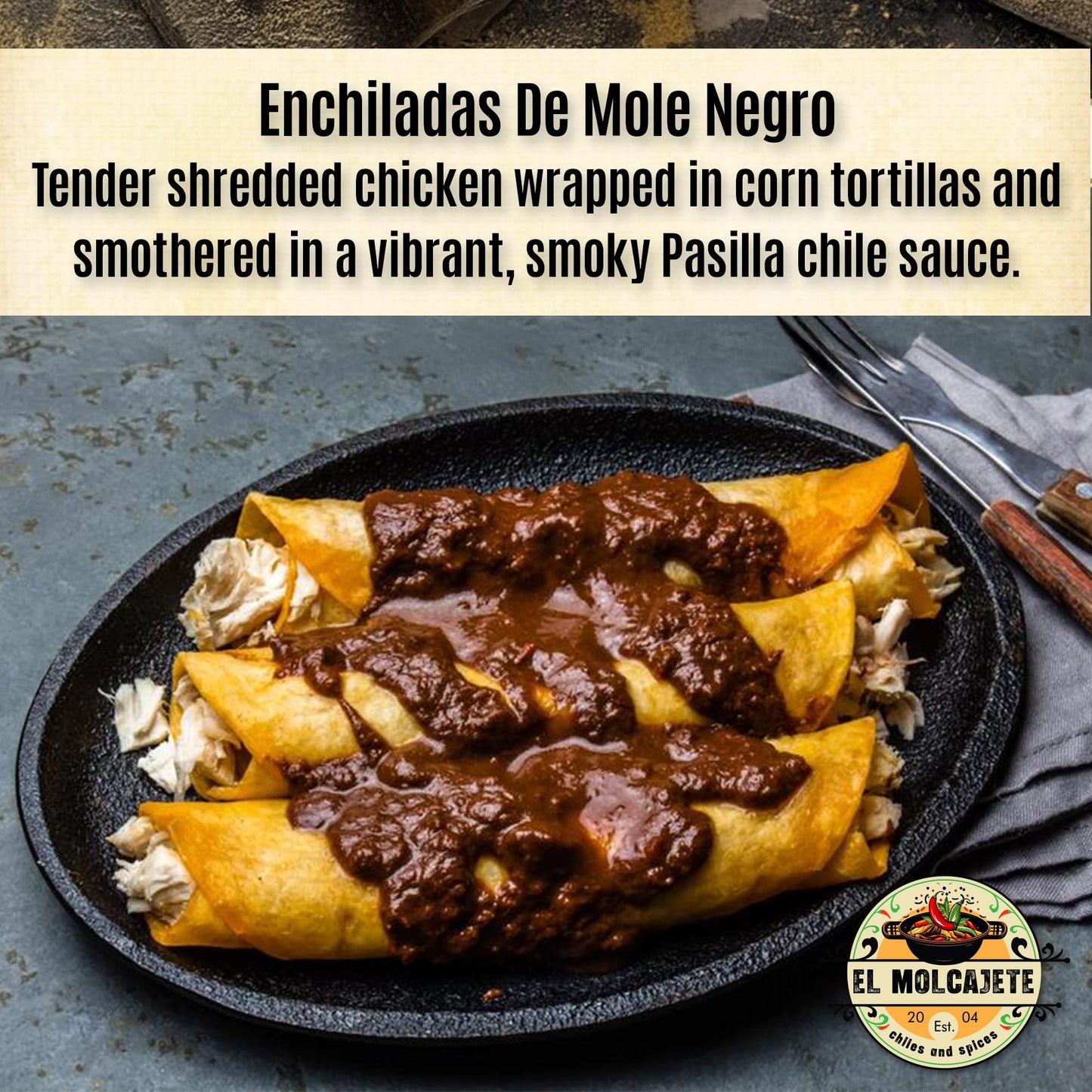 Dried Mexican Pasilla Negro Chilaca Chiles El Molcajete Brand 16 Oz Bag - Mexican Recipes, Tamales, Salsa, Chili, Meats, Soups,