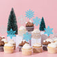 36 Pcs Snowflake Cupcake Toppers Glitter Winter Frozen Theme Cupcake Picks For Winter Wonderland Snowflake Theme Baby Shower Kid