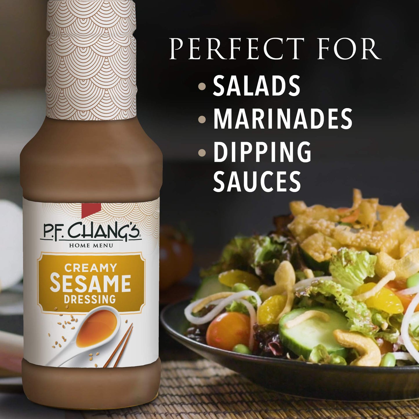 P.F. Changs Home Menu Salad Dressing, Creamy Sesame 16 fl oz.
