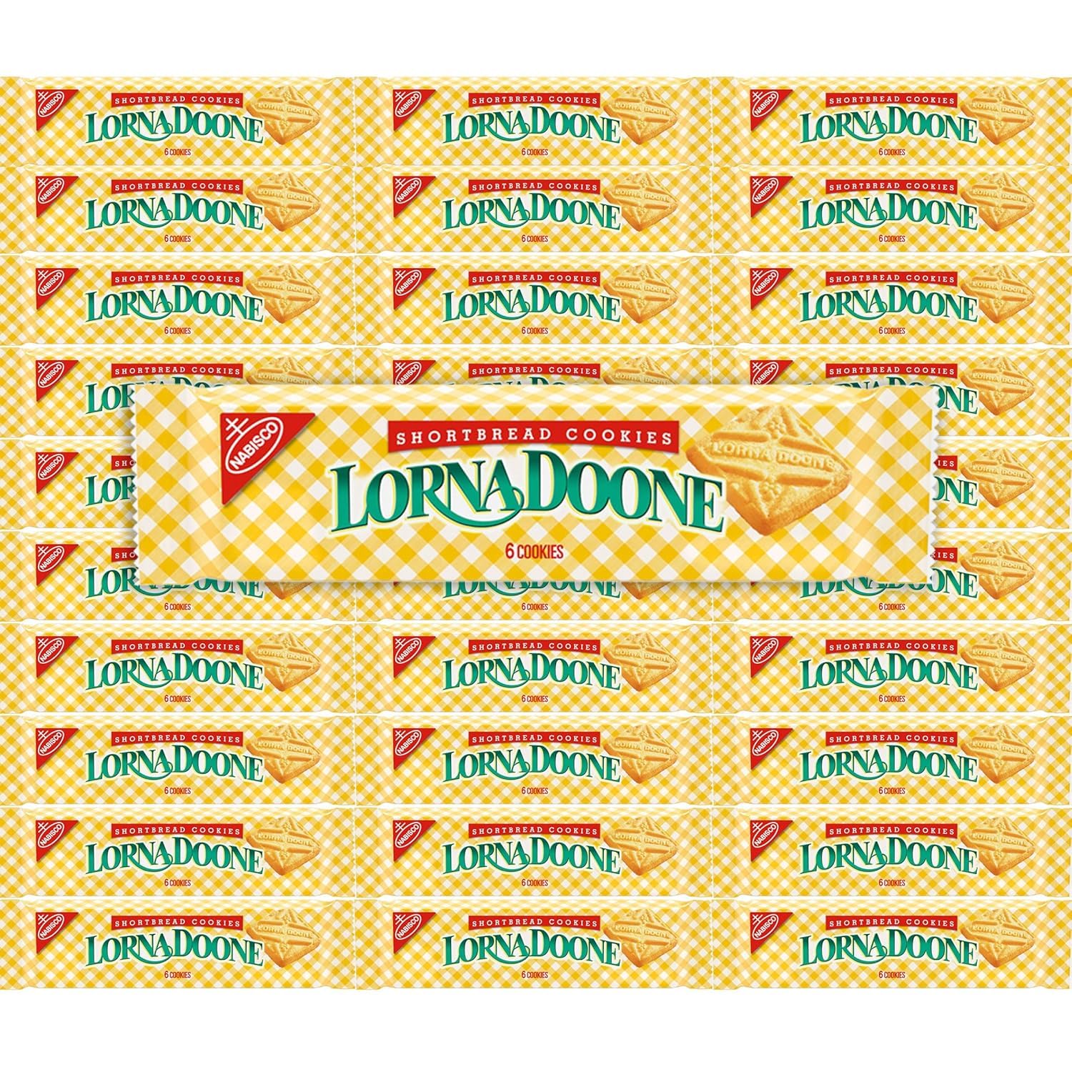 Generic Shortbread Cookies - Individually Wrapped Buttery Snack - Small Size - Perfect for Breakfast, Tea, Coffee, School, Office, or Gift Baskets
