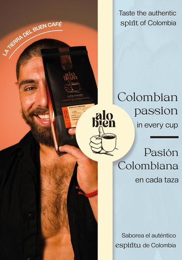 Lattenda Alo Bien Specialty Coffee Whole Bean Café Especial Colombiano 1 LB