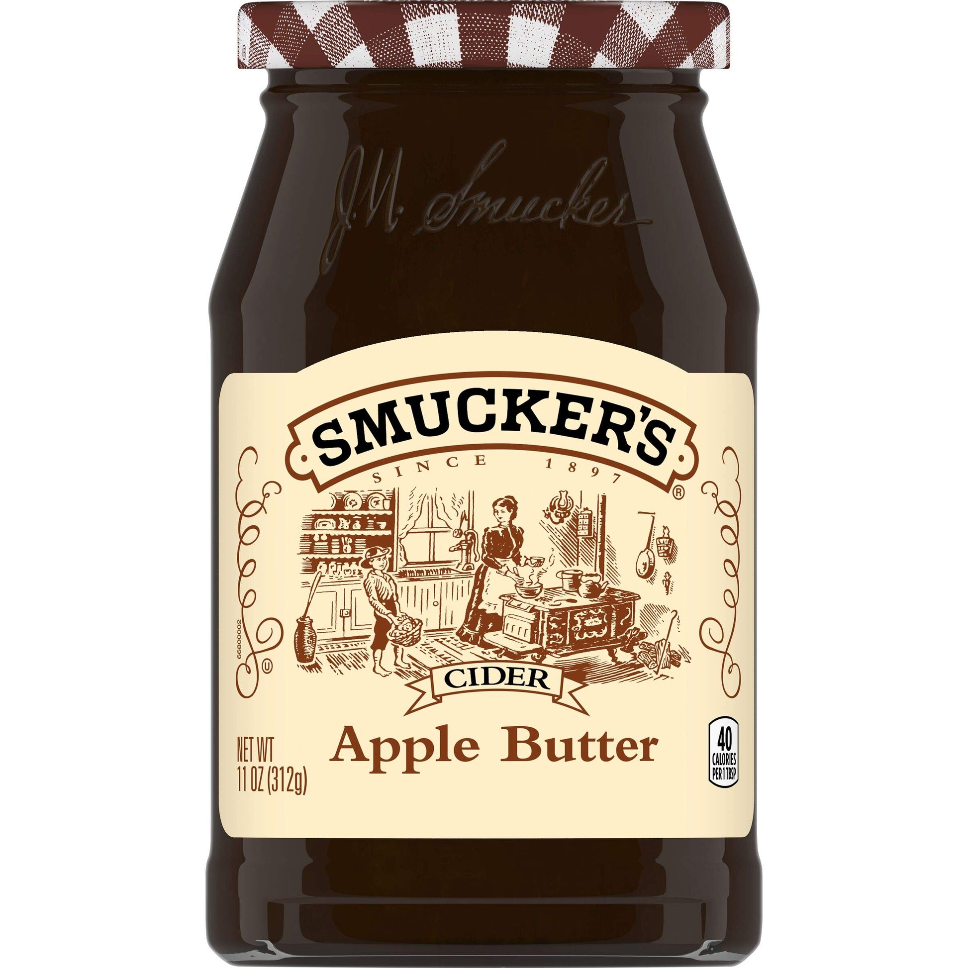 Smuckers Cider Apple Butter, 11 Ounces - Sweet and Spiced Spread, Ideal for Toast and Baking