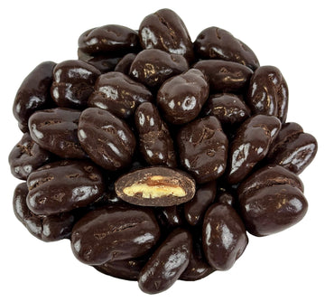 Dark Chocolate Covered Pecans  1 Pound