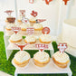 Texas Longhorns Cupcake Toppers (24 Pcs) University Of Texas Longhorns Party Supplies For Ut Austin Football, Birthday Gift, Gra