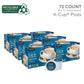 Cafe Escapes Cafe Vanilla Keurig Single-Serve K-Cup Pods, 72 Count (6 Packs Of 12)