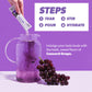 Pure Kick Hydration Pitcher Pack, Concord Grape, Includes 6 Packets, 1 Box, Makes 12 Quarts Total