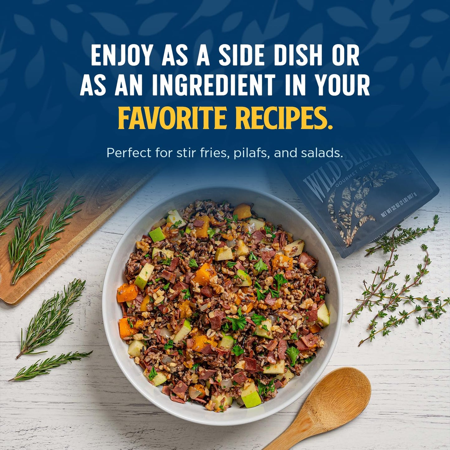 Lundberg Wild Blend Rice - Long-Grain Brown, Sweet Brown, Red & Black Rice, Certified Gluten-Free Whole Grains, 16 Oz