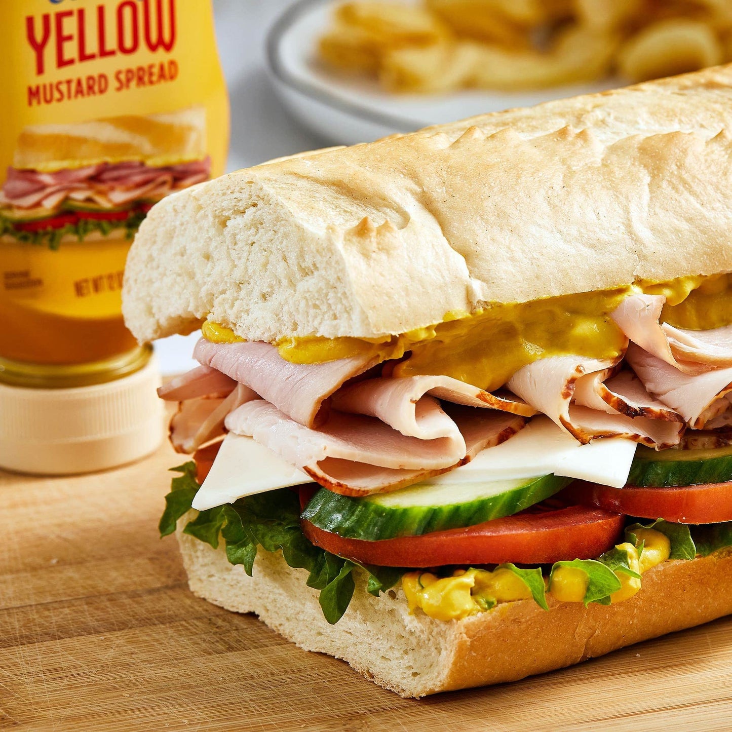 French s Creamy Yellow Mustard Spread, 12 oz (Pack of 8)