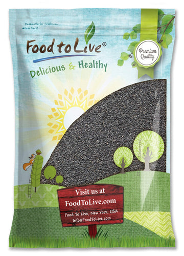 Black Sesame Seeds, 8 Pounds - Raw, Unhulled, Kosher, Vegan, Bulk, Kala Til