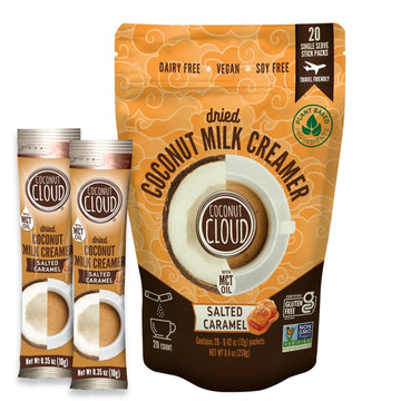 Coconut Cloud Dairy-Free Coffee Creamer, Vegan, Gluten Free, Non-GMO, 20 Sticks, 0.35 Ounce Pack