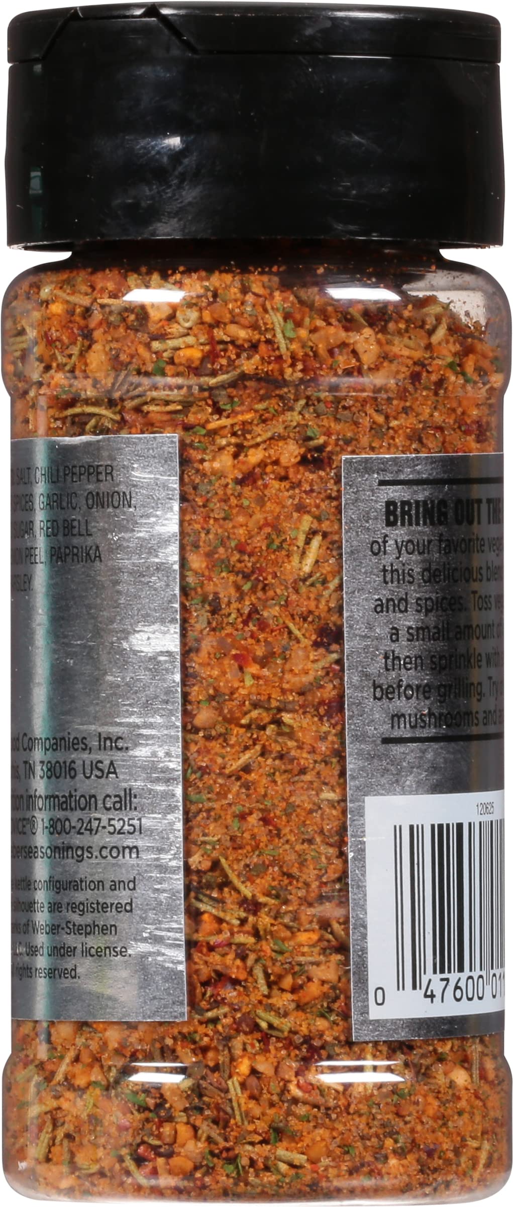Weber Veggie Grill Seasoning, 2.25 Oz (Pack Of 2)