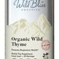 Wild Bliss Organic Wild Breckland Thyme Tea - Caffeine Free Loose Leaf Herbal Tea - Resipratory And Digestion Support - 1.76 Oz - 25 Servings