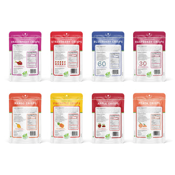 Natures Turn Freeze-Dried Fruit Snacks, Superfruit Variety, Pack Of 8 (0.53 Oz Each)