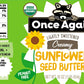 Once Again Organic Crunchy Peanut Butter, 16Oz - Lightly Salted, Unsweetened - Usda Organic, Gluten Free Certified, Vegan, Kosher - Glass Jar - Case Pack Of 12