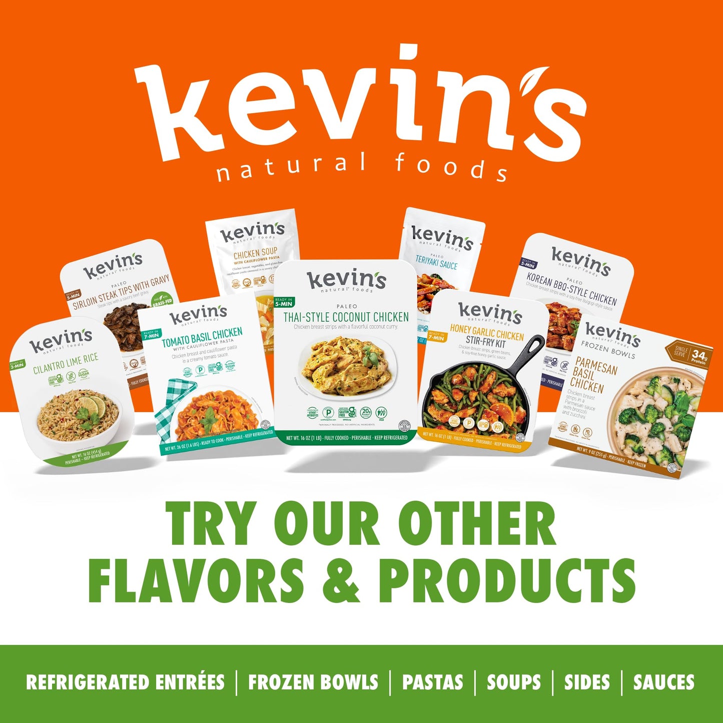 KevinS Natural Foods Orange Chicken, 16 Oz