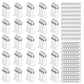 Keychain Tassels Jewelry Key Charms - 300Pcs Keychain Tassels Bulk Including 100Pcs Key Chain Tassles, 100Pcs Jump Rings, 100Pcs
