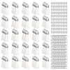 Keychain Tassels Jewelry Key Charms - 300Pcs Keychain Tassels Bulk Including 100Pcs Key Chain Tassles, 100Pcs Jump Rings, 100Pcs