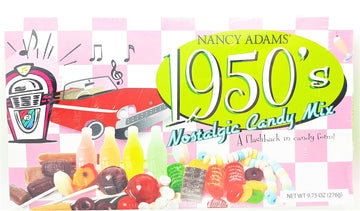 1950'S Retro Candy Gift Box-Decade Box Gift Basket - Classic 50'S Candy - 9.75Oz (276G)