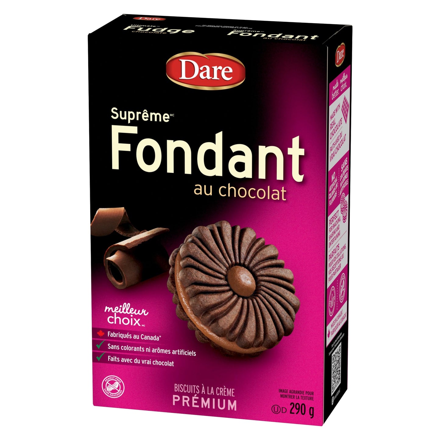 Dare Ultimate Fudge Chocolate Creme Cookies, 290G/10.2Oz