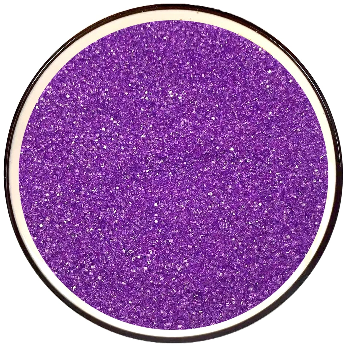 Philaeec Purple Sanding Sugar Edible Sparkling Crystals For Baking Cake Decoration Cookie Ice Cream Cupcake Toppers Wedding Part