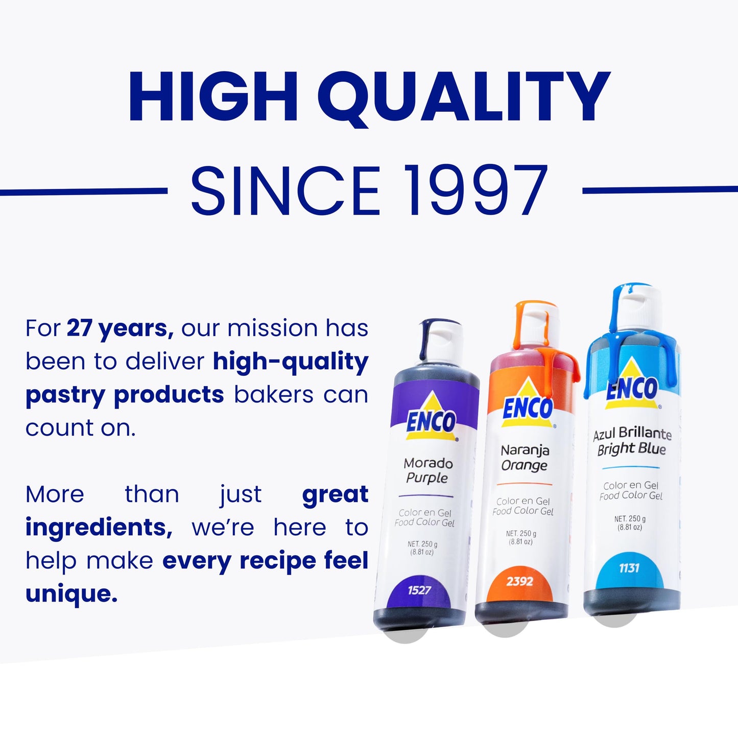 Enco Food Coloring Gel White 1.41 Oz (40G) Concentrated, Vegan