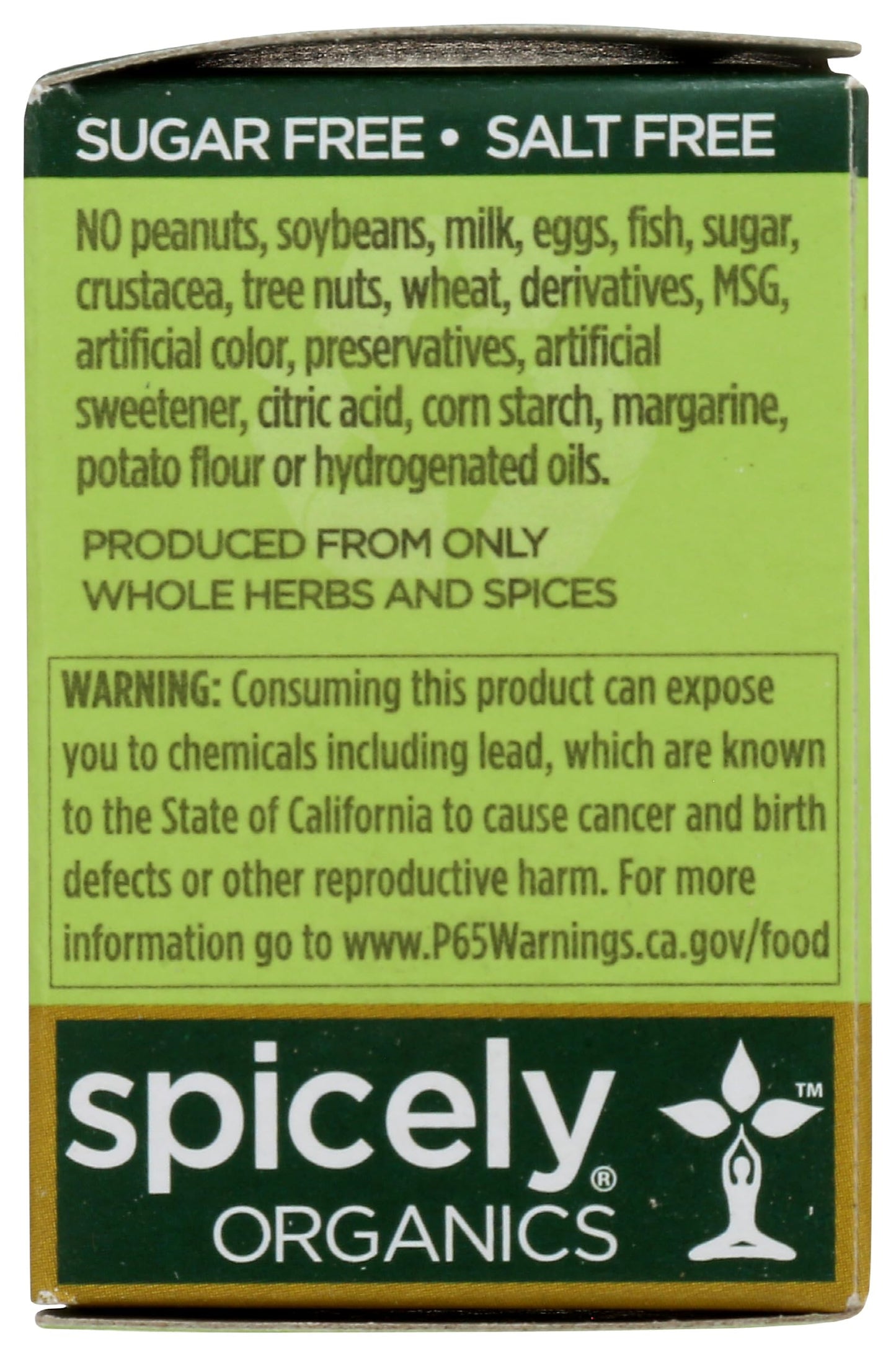 Spicely Organic Cardamom Powder 0.40 Ounce Ecobox Certified Gluten-Free