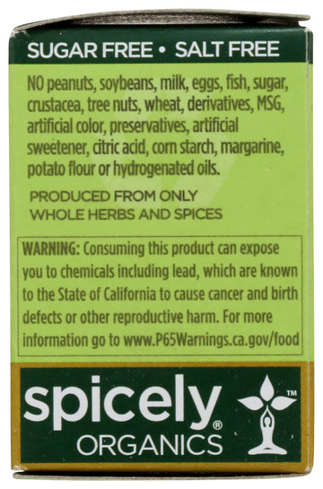 Spicely Organic Cardamom Powder 0.40 Ounce Ecobox Certified Gluten-Free