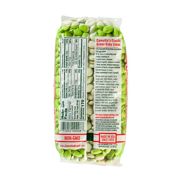 Camellia Brand Dried Green Baby Lima Beans, 1 Pound (Pack Of 12)