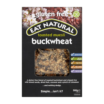 Eat Natural Buckwheat Toasted Muesli 500 g (Pack of 3)