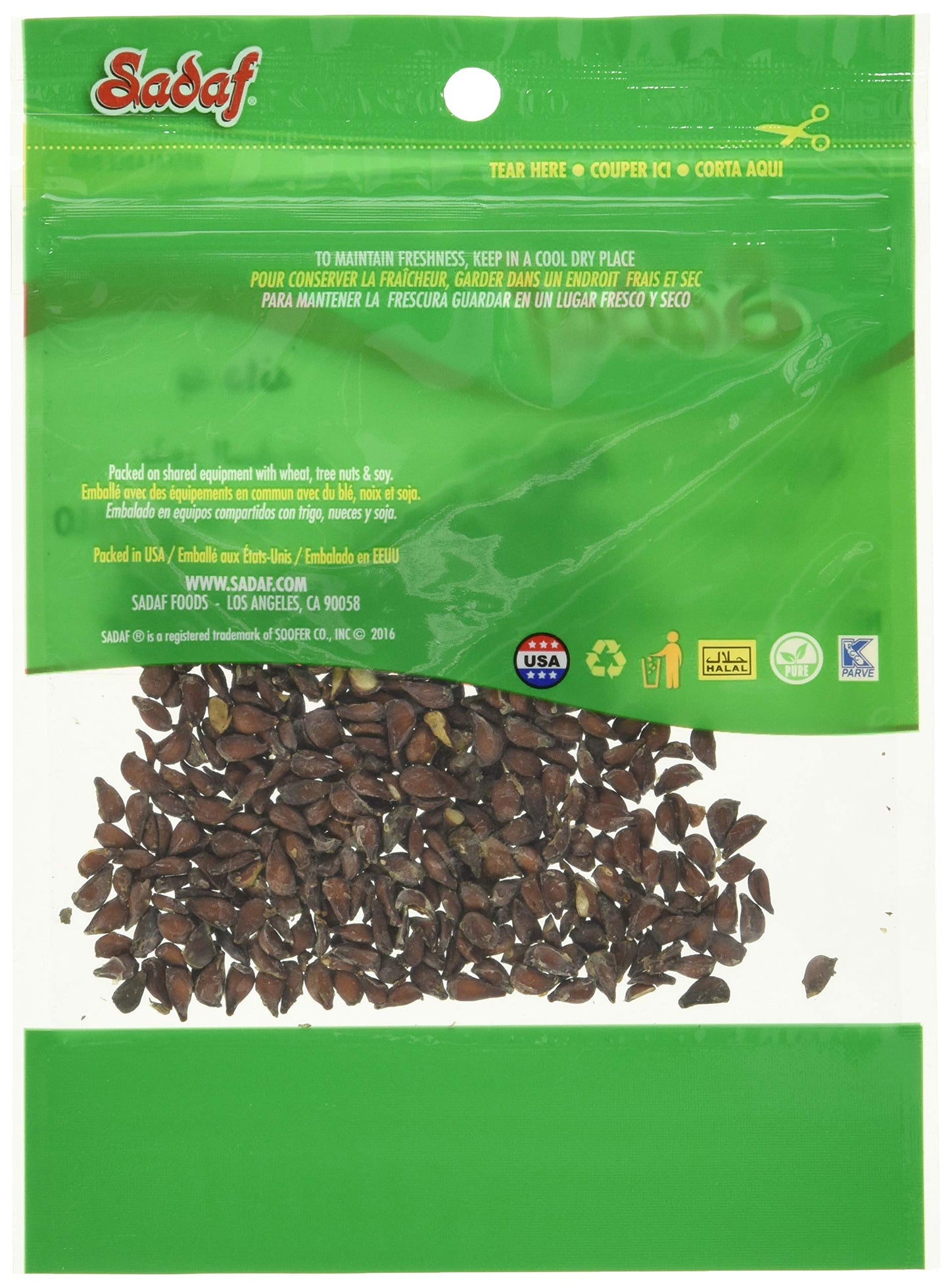 Sadaf Quince Seeds - Quince Seed Pack for Cooking - Persian Food - Semillas de Membrillo - 0.5 Oz Resealable Bag