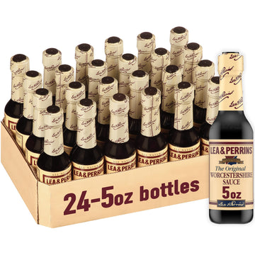 Lea & Perrins The Original Worcestershire Sauce (24 ct Pack, 5 fl oz Bottles)