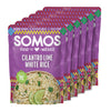 SOMOS Cilantro Lime White Rice - Gluten Free, Non-GMO, Vegan & Microwavable Meals Ready to Eat - Delicious, Healthy & Convenient