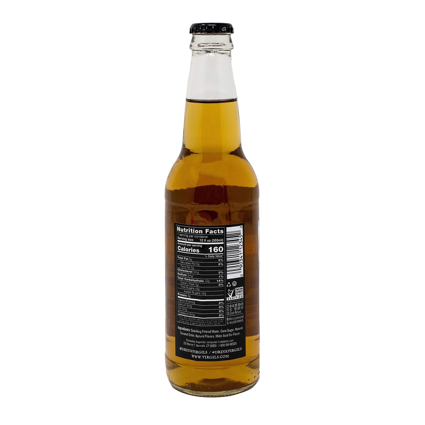 Virgil'S Handcrafted Vanilla Cream Soda,12 Fl Oz (Pack Of 24)