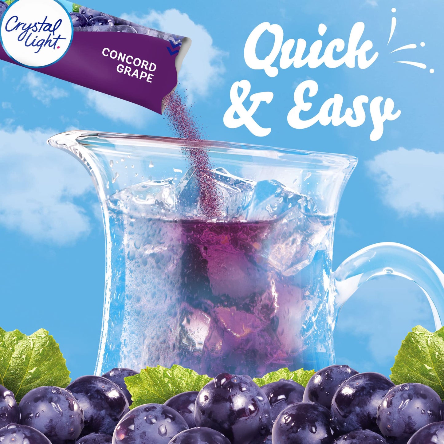 Crystal Light Concord Grape Drink Mix (Pack Of 4)