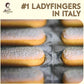 Matilde Vicenzi Vicenzovo Ladyfingers 14.10oz - Classic Italian Biscuits, Ladyfingers Cookies for Tiramisu, Kosher Dairy Cookies