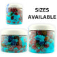 Cuza Candies Super Sour Blue Raspberry Gushers - Super Sour Candy - Viral Tiktok Candy - Best Blue Razz Gushers In Resealable Co