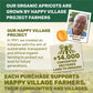 Happy Village Organic Soft Dried Apricots On The Go - 3 Bags (15 Individual Portion Packs) | Healthy, Organic, Non-Gmo, Vegan, K