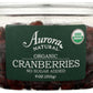 Aurora Products Organic Dried Cranberries, 9 OZ