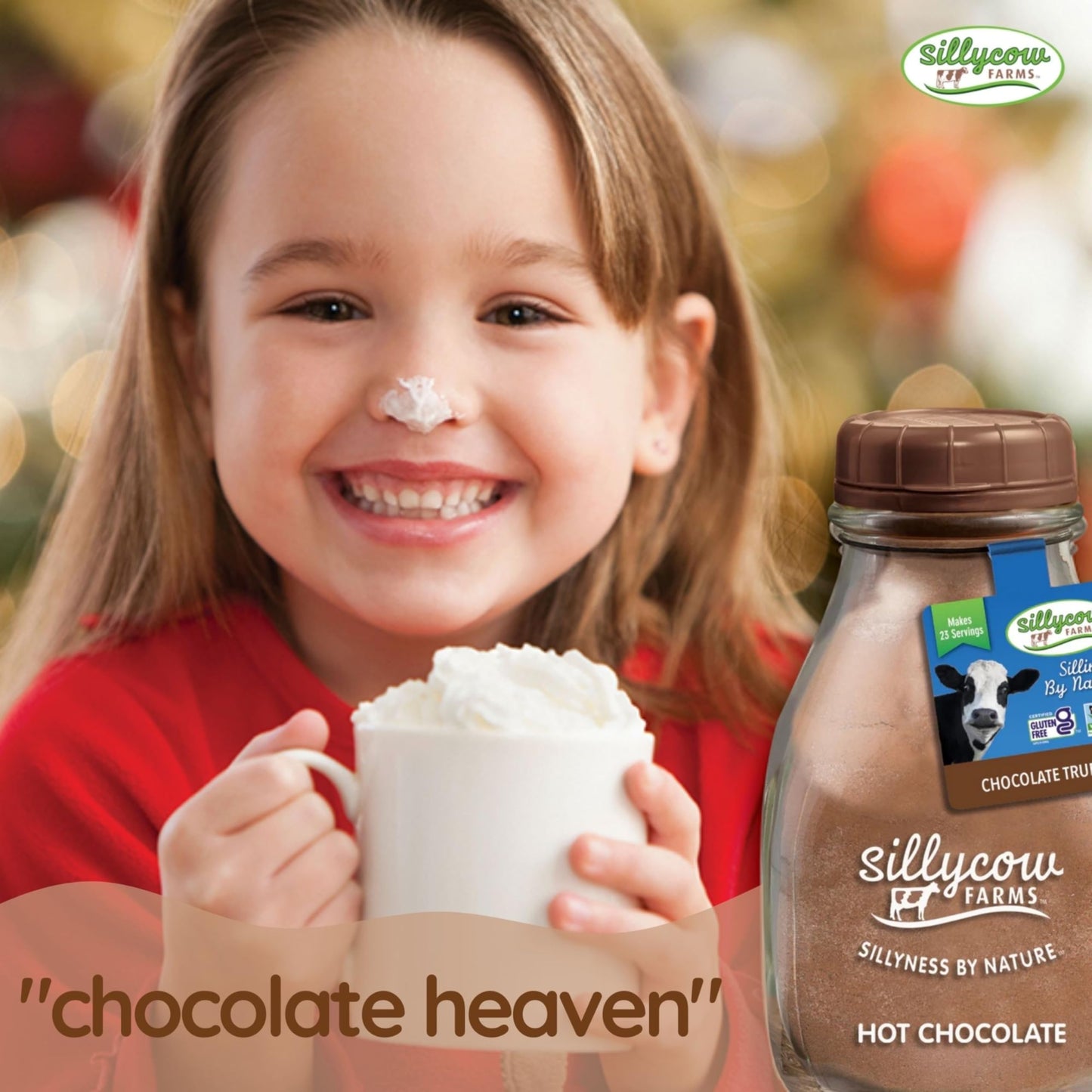 Sillycow Hot Chocolate Mix, 16.89 oz