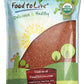 Food to Live - Organic Red Quinoa, 15 Pounds Non-GMO, Whole Grain, Kosher, Vegan, Sirtfood, Bulk. Rich in Essential Amino Acids,