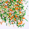 Edible Easter Sprinkles for Cake Decorating, Edible Carrot Sprinkles, Round Sprinkles, and Jimmy Spring Sprinkles for Easter Car