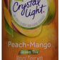 Crystal Light Drink Mix, Natural Green Tea Peach Mango, 30 Pitcher Packets, 6 Canisters of 5, 1.85 Ounce Each
