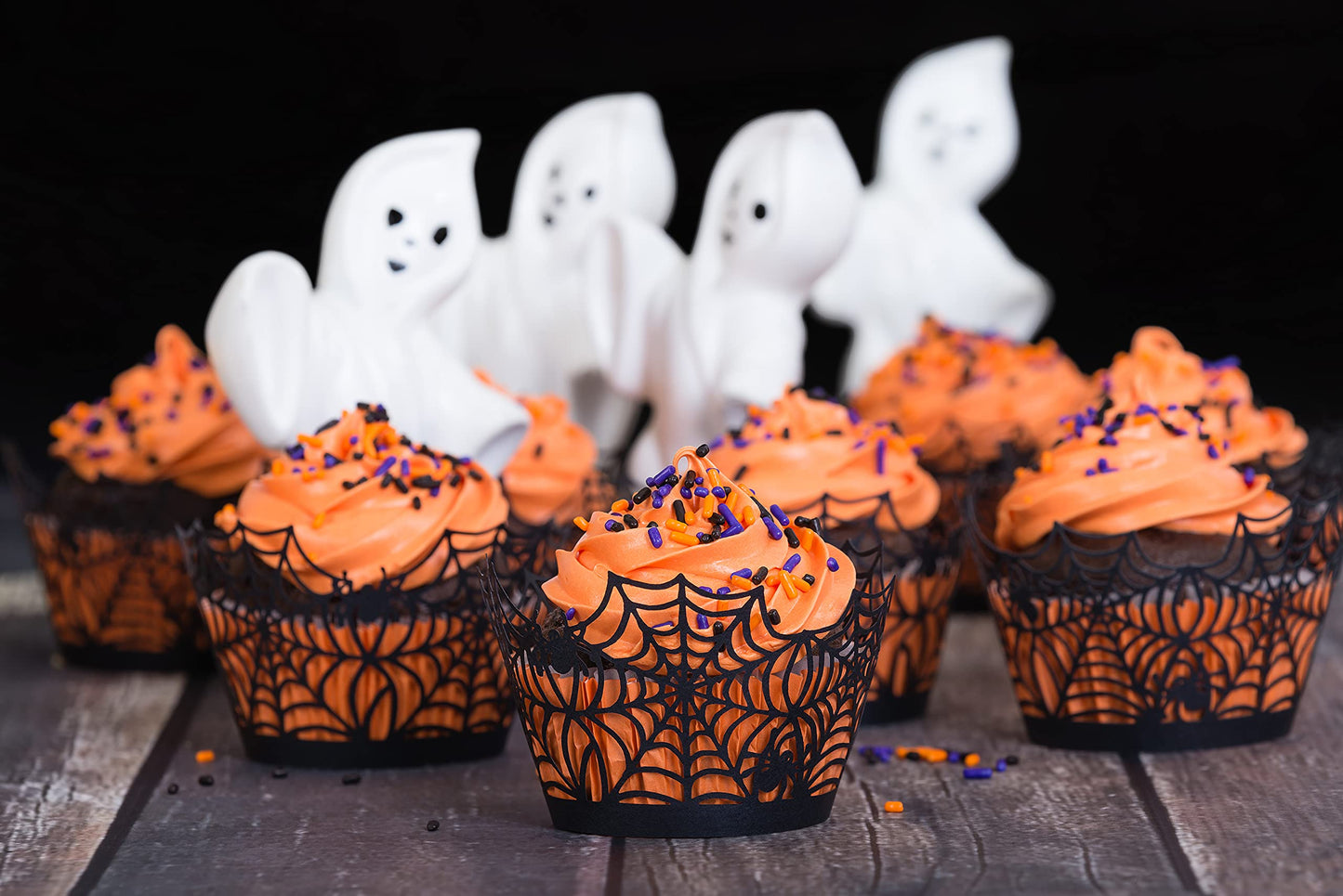 Halloween Sprinkles - Bulk Sprinkles - 1.6 Lb - Orange, Black, Purple And White Jimmies