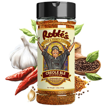 BLESSED AND HIGHLY FLAVORED Creole Blé Seasoning, Gluten-Free, Low Sodium, 5.8 Ounce