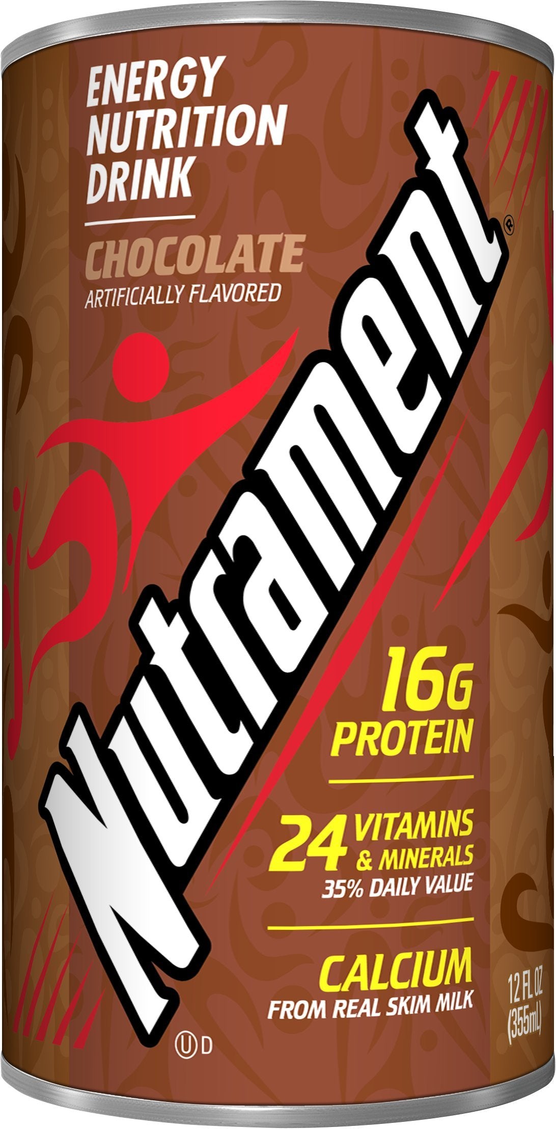 Nutrament Nutritional Drink, Chocolate, 12 Ounce (Pack Of 12)