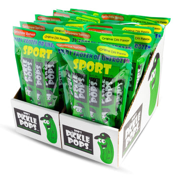 Bob'S Pickle Pops - Original Dill Juice Flavor Ice Pops - Pre Workout Freeze Pops - Electrolyte Cramp Relief 84 Pops (Six Count