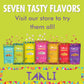 Taali 4-Flavor Variety Water Lily Pops (10-Pack) - Roasted Fox Nuts Makhana Snack | Crunchy Indian Healthy Snacks | Protein-rich