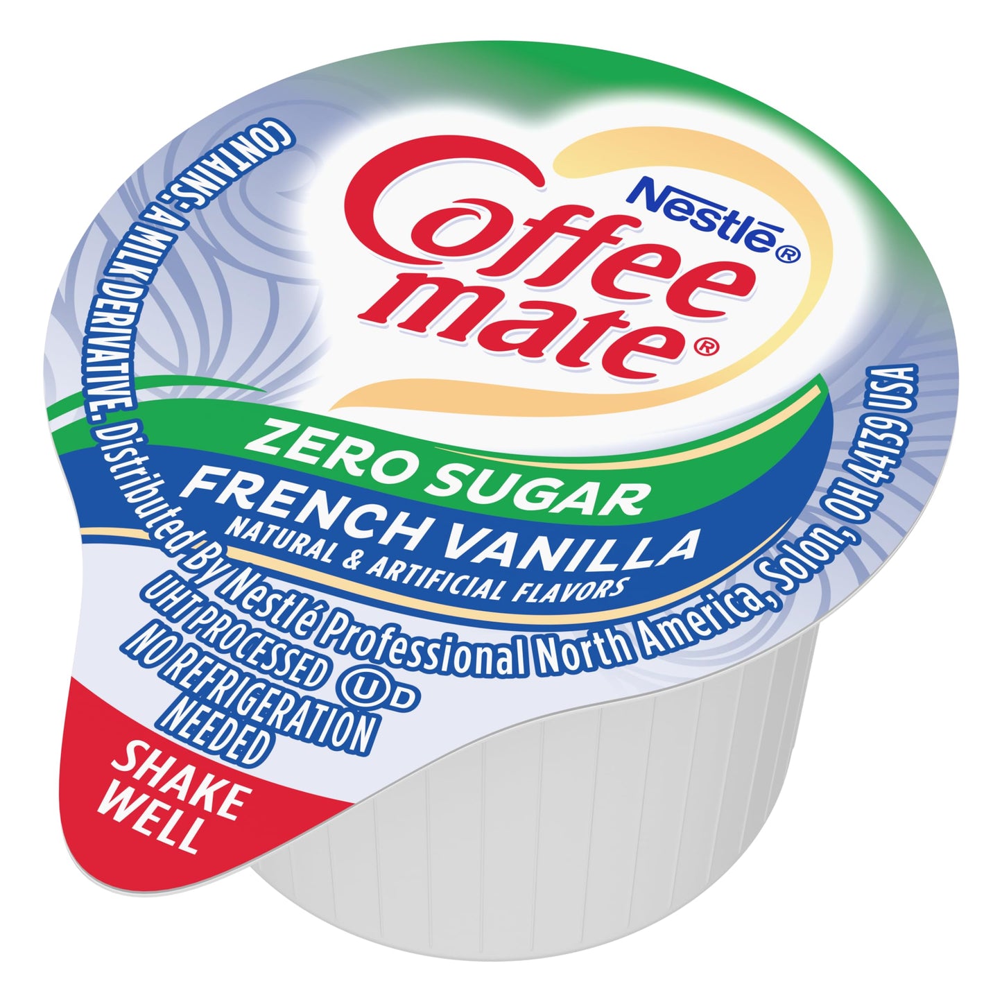 Nestle Coffee Mate Liquid Coffee Creamer Singles, Zero Sugar French Vanilla, 50 Ct Box (Pack Of 2)