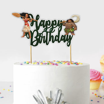 Seyal Mona Happy Birthday Cake Topper